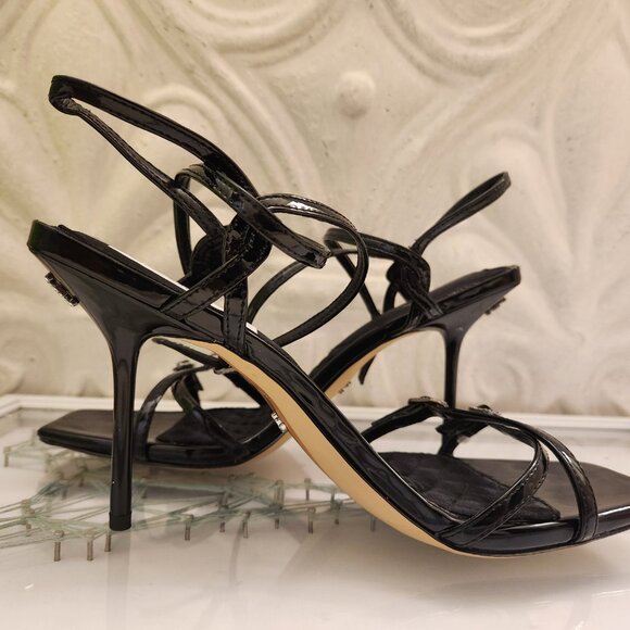 Sam Edelman "Trevin" Black Heeled Sandals. NIB. Size 9.5. Customer Return. - Picture 8 of 15